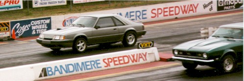 Drag racing an SVO